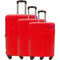 Safari Hard Spinner Zion 3Pc Cherry Red Safari Hard Spinner Zion 3Pc Cherry Red